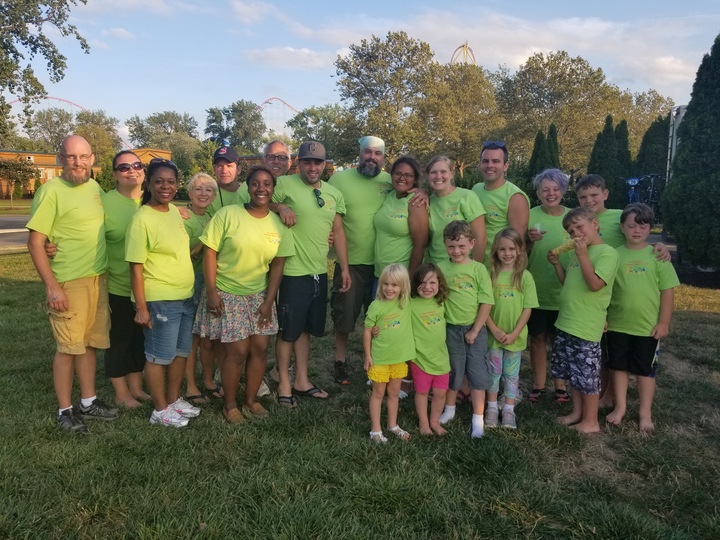 The Awful Aukies Visit Cedar Point Styling In Custom Ink T-Shirt Photo
