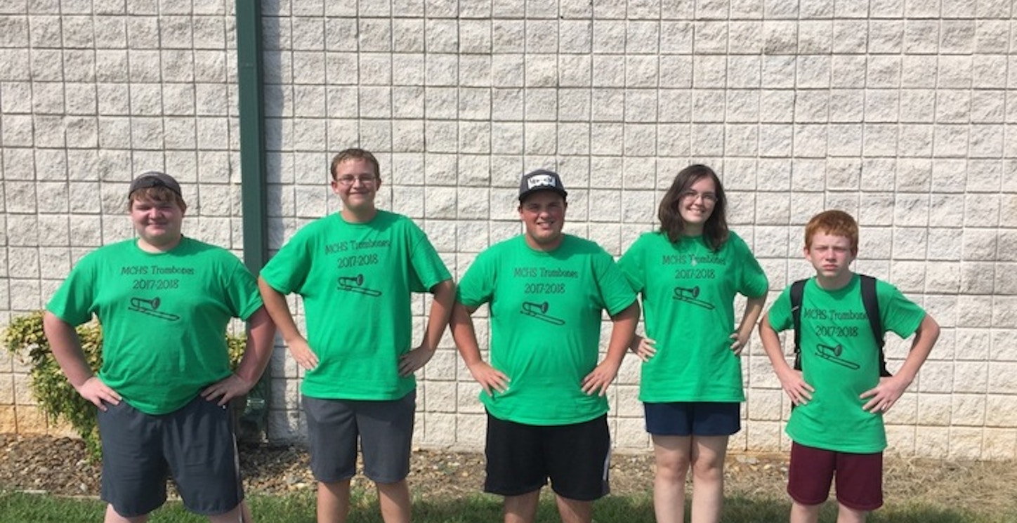 Picture of Mchs Trombone Section Custom T-Shirt Design Mchs Trombone Section T-Shirt Photo