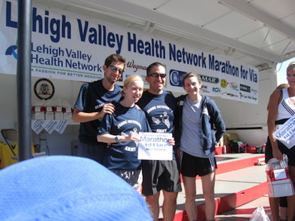 Lehigh Valley Relay Marathon For Via 9 13 09 T-Shirt Photo