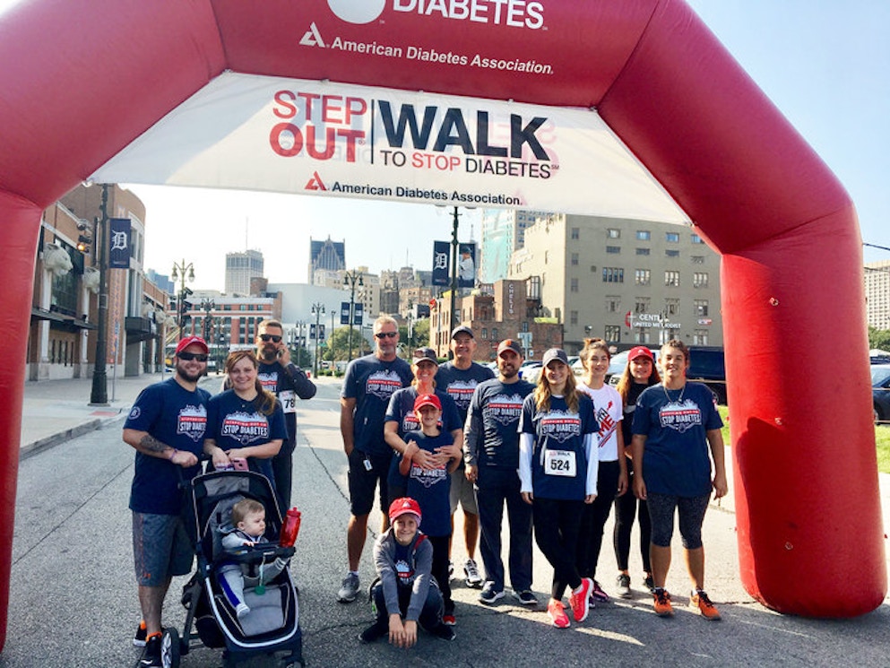 Bakes & Kropp Steps Out To Stop Diabetes T-Shirt Photo