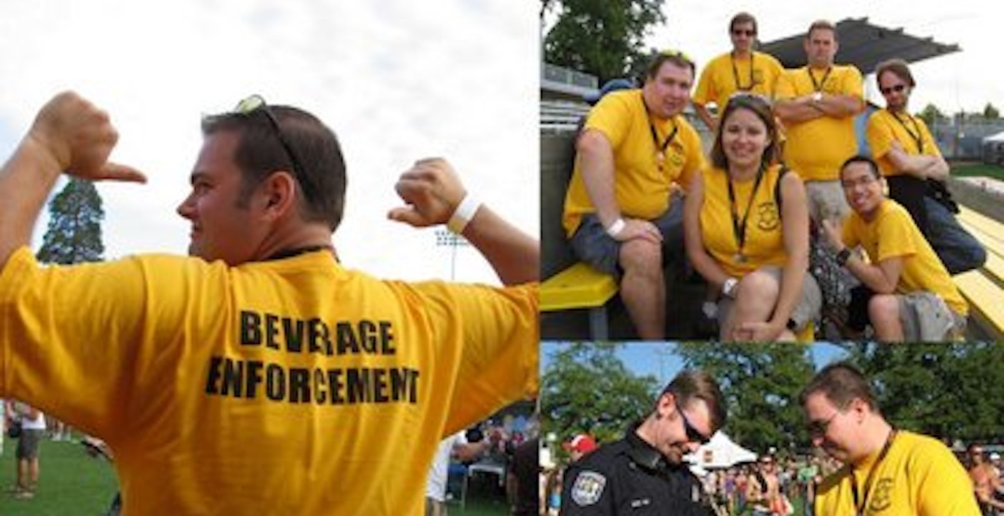 Team Beverage Enforcement T-Shirt Photo