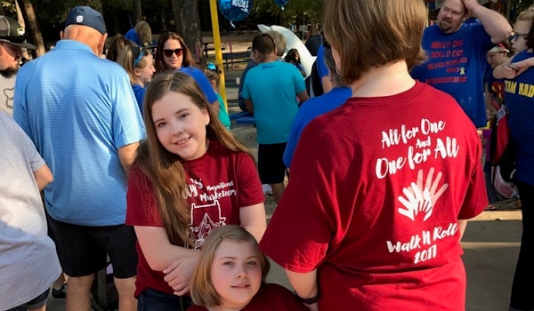 Walking And Rolling For The Spina Bifida Association Of North Texas T-Shirt Photo