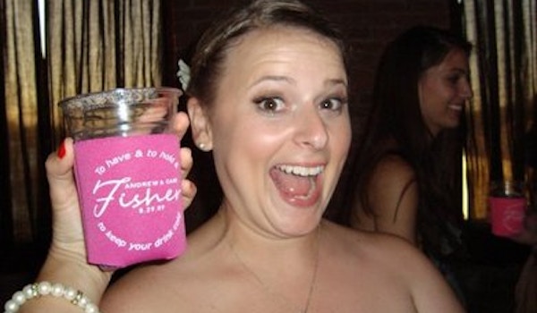 Bride With Coozie T-Shirt Photo