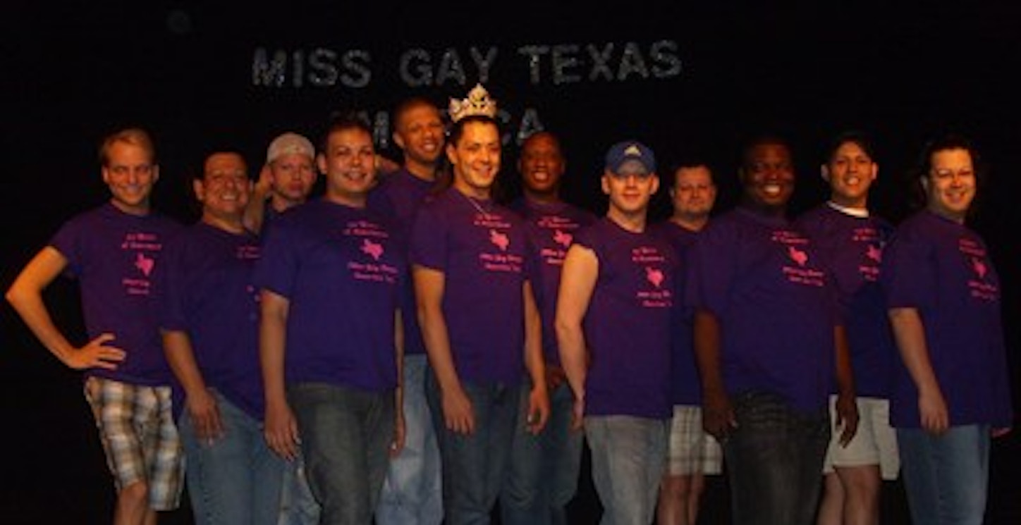 Miss Gay Texas And The Contestants T-Shirt Photo