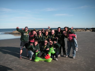 Dino's On The Beach T-Shirt Photo