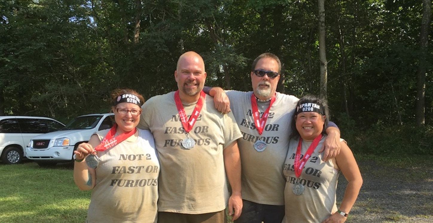 Picture of Spartan Finishers Custom T-Shirt Design Spartan Finishers T-Shirt Photo