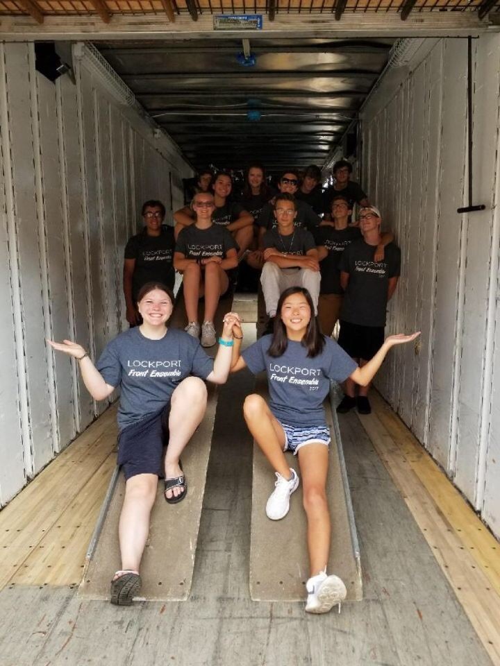 Lockport Township High School Marching Band's Front Ensemble! T-Shirt Photo
