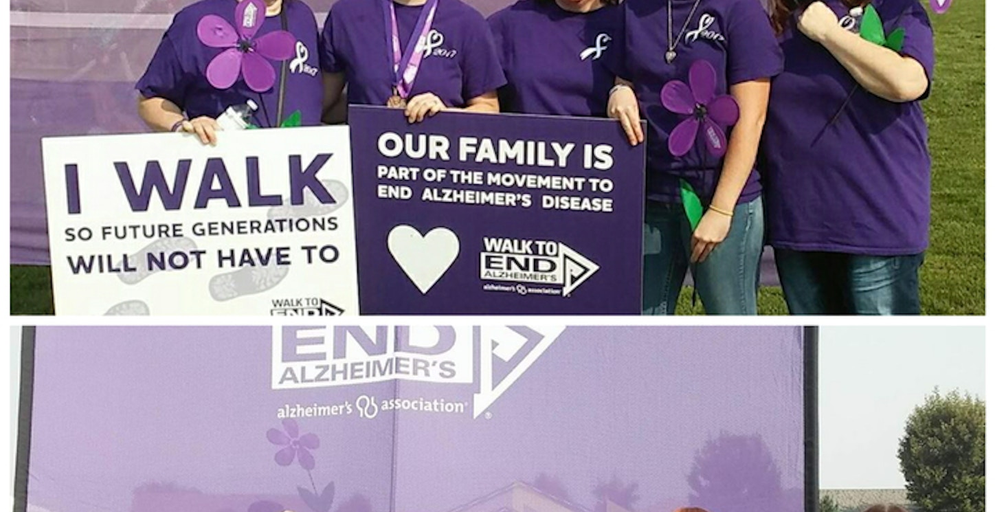 We Fight To End Alzheimers T-Shirt Photo