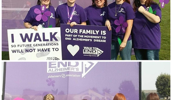 We Fight To End Alzheimers T-Shirt Photo