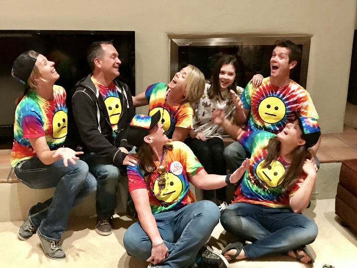 Fake Family Photo At Jenstock T-Shirt Photo