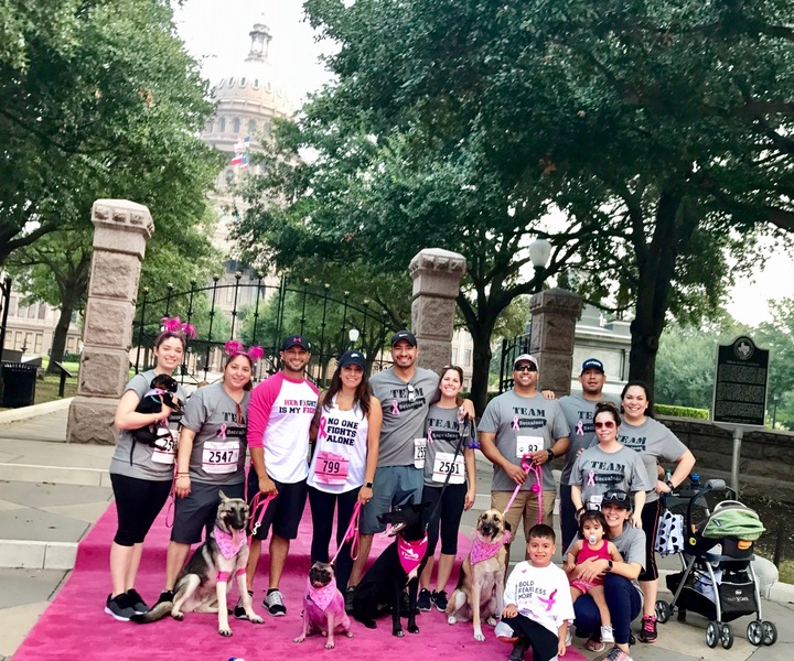 Team Becca Jean "No One Fights Alone" T-Shirt Photo