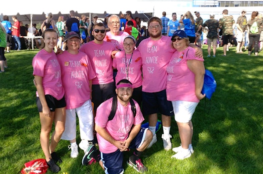 Team Auntie Takes On Cancer Walk T-Shirt Photo