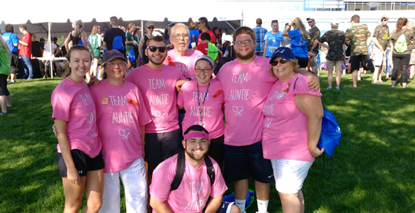 Team Auntie Takes On Cancer Walk T-Shirt Photo
