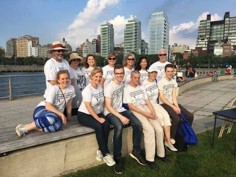 Team Richard At Pier 45 Nyc For The Team Hope Walk! T-Shirt Photo