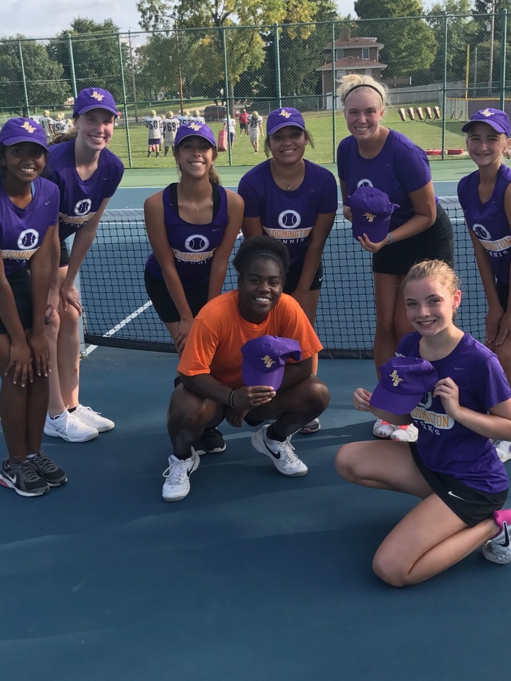 New Lids For Tennis Team T-Shirt Photo