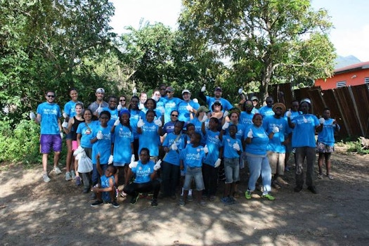 Rusvm Day Of Service On St. Kitts Island! T-Shirt Photo