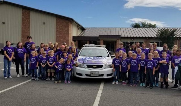 Picture of Talbot Goes Purple Custom T-Shirt Design Talbot Goes Purple T-Shirt Photo