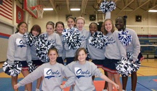 Picture of Owls Cheerleaders Custom T-Shirt Design Owls Cheerleaders T-Shirt Photo