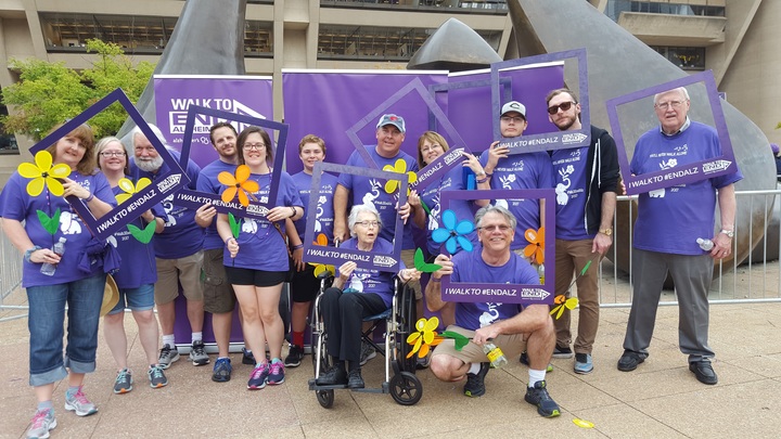 Team Gram #Walk2 End Alz T-Shirt Photo