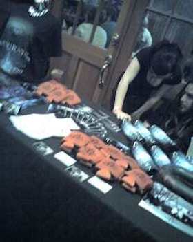 Saturate Merch Table T-Shirt Photo