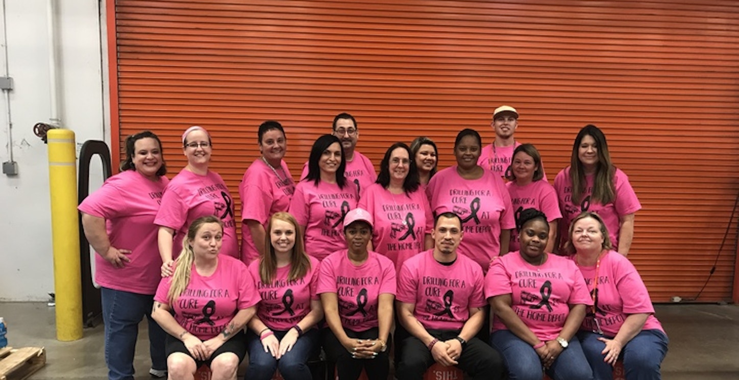 Picture of Drilling For A Cure At The Home Depot ! Custom T-Shirt Design Drilling For A Cure At The Home Depot ! T-Shirt Photo