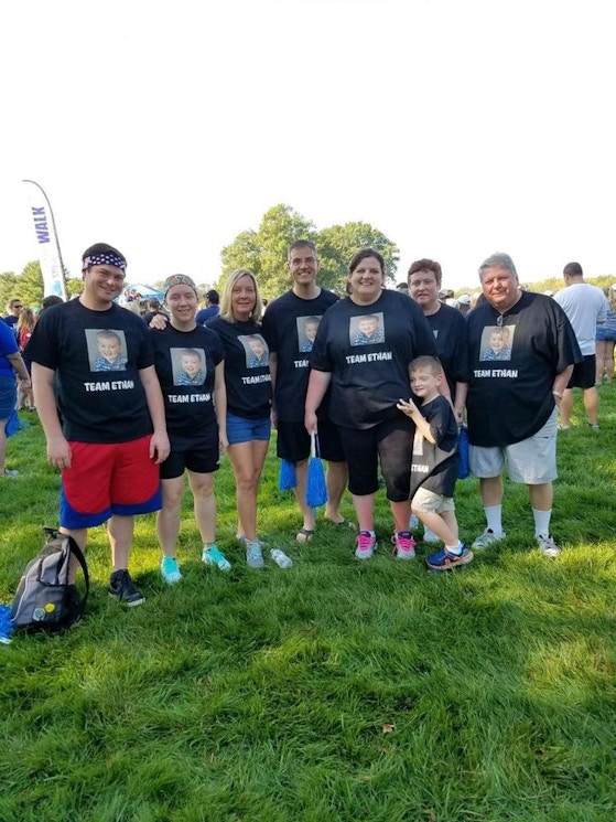 Team Ethan  Autism Speaks Walk Princeton, Nj  T-Shirt Photo