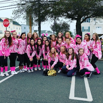 Point Boro Cheer   Making Strides Breast Cancer Walk T-Shirt Photo