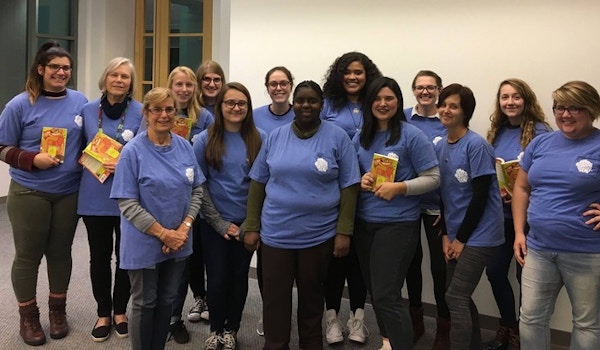 Picture of Literary Activists @ Work! Custom T-Shirt Design Literary Activists @ Work! T-Shirt Photo