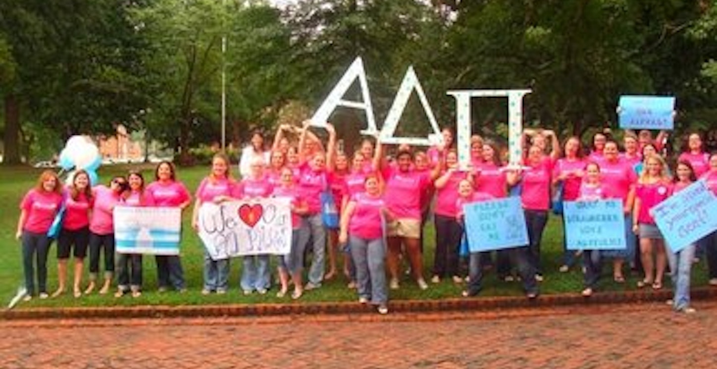 Picture of Ad Pi Bid Day! Custom T-Shirt Design Ad Pi Bid Day! T-Shirt Photo