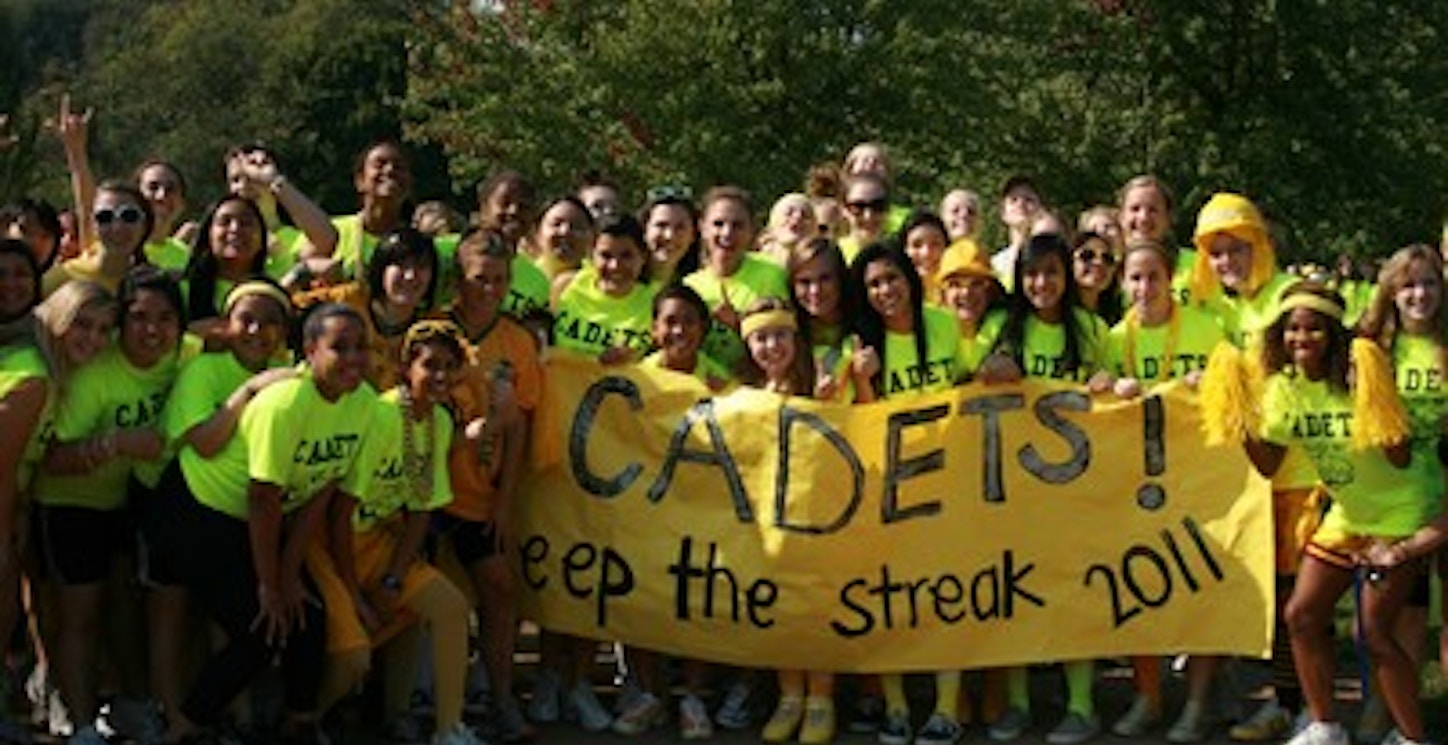 Picture of Cadets At Jogathon 2009 Custom T-Shirt Design Cadets At Jogathon 2009 T-Shirt Photo