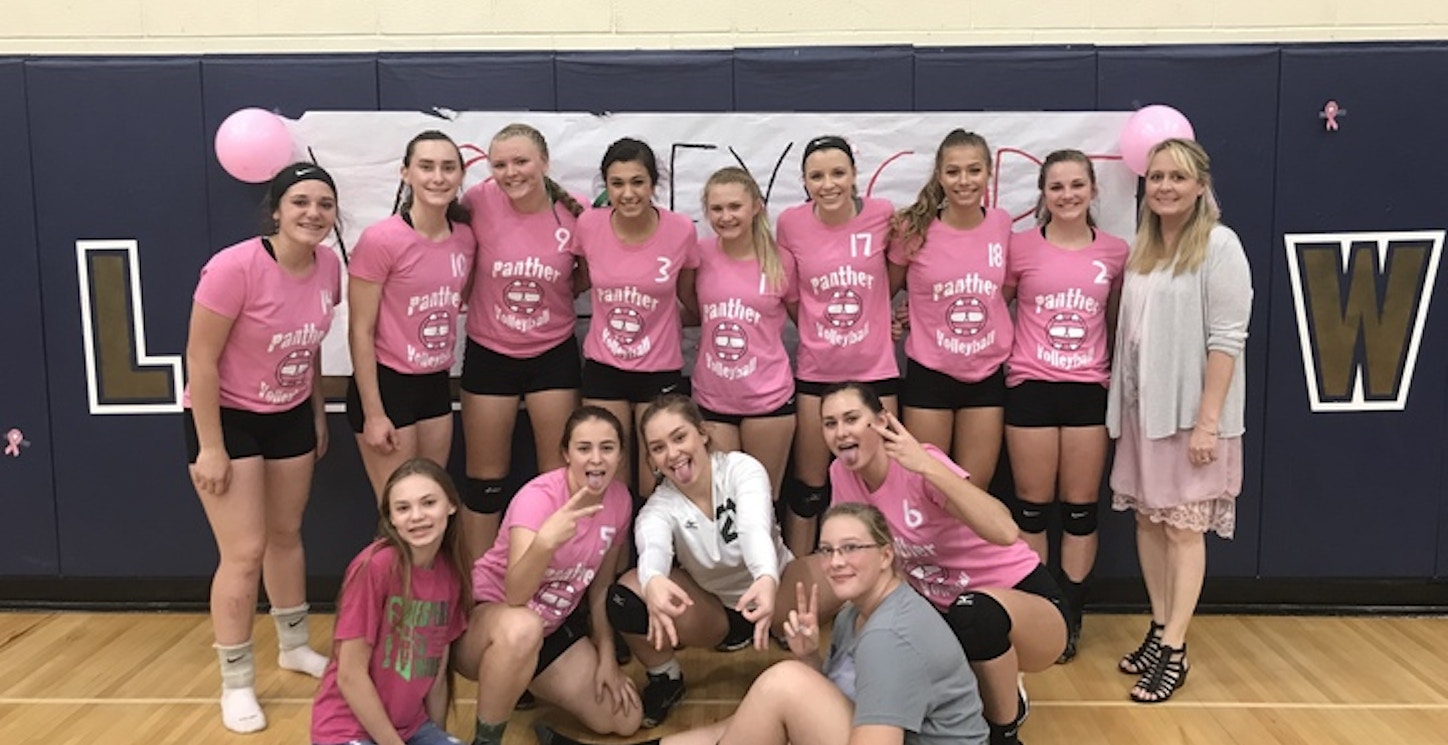 Picture of Panther Pink Out Custom T-Shirt Design Panther Pink Out T-Shirt Photo