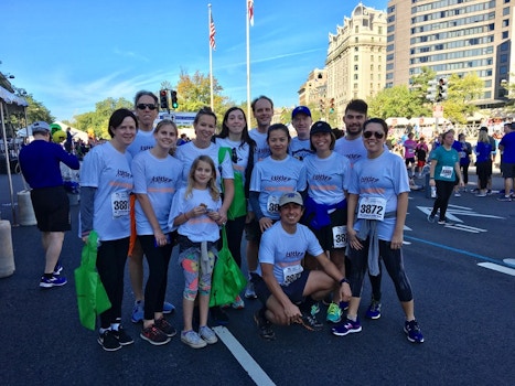 Racing For The Kids: The Shalom Ba Runners At The 2017 Children’s National 5 K Run/Walk T-Shirt Photo