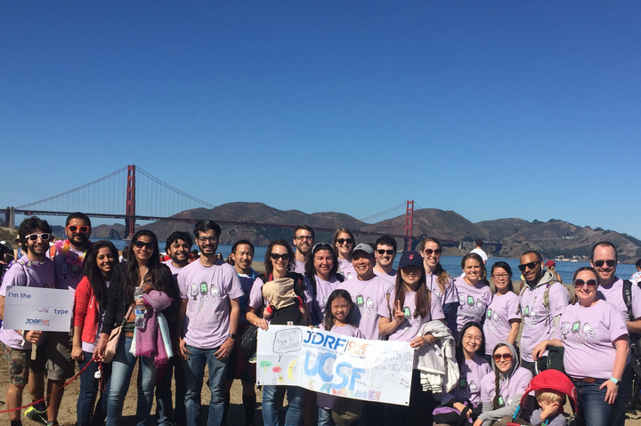 Ucsf Diabetes Center At Jdrf Walk T-Shirt Photo