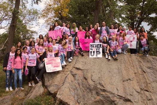 Ruson Community Outreach Wears Pink To Find A Cure!!! T-Shirt Photo