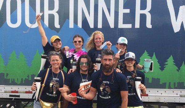 Picture of Team Feets Of Wander Custom T-Shirt Design Team Feets Of Wander T-Shirt Photo