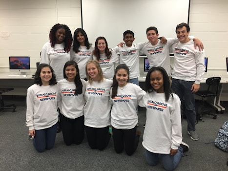 The Charger Student Newspaper Rocking Our Custom Shirts T-Shirt Photo