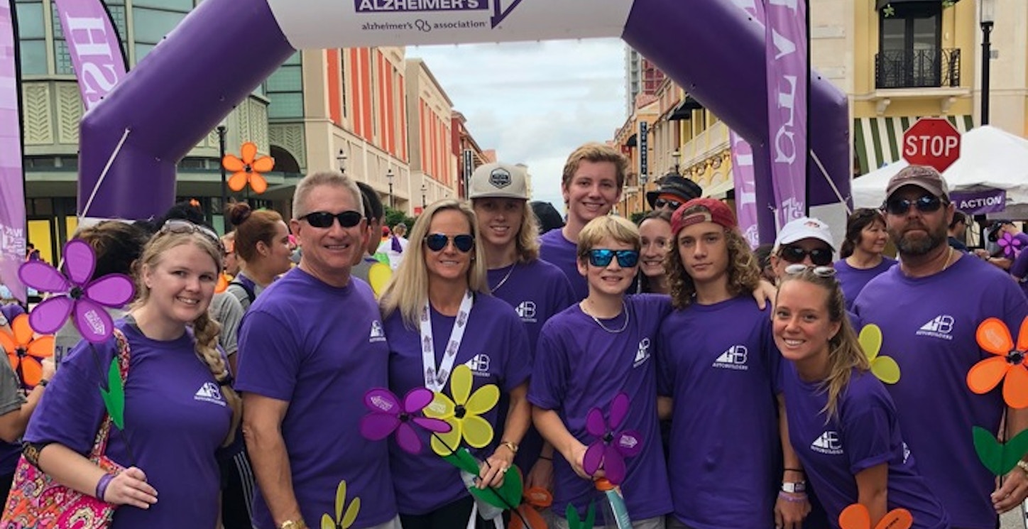 Picture of Team Autobuilders Walk To End Alzheimer's Custom T-Shirt Design Team Autobuilders Walk To End Alzheimer's T-Shirt Photo