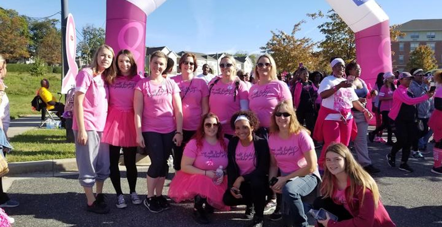 Team Foobies At Making Strides Breast Cancer Walk T-Shirt Photo