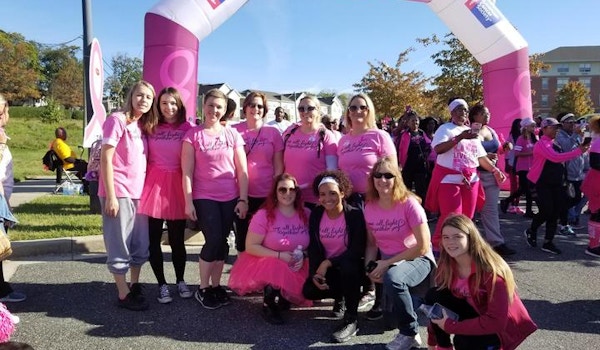 Team Foobies At Making Strides Breast Cancer Walk T-Shirt Photo