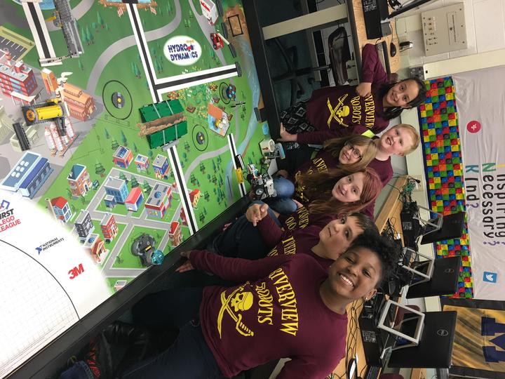 Riverview Robots Team T-Shirt Photo