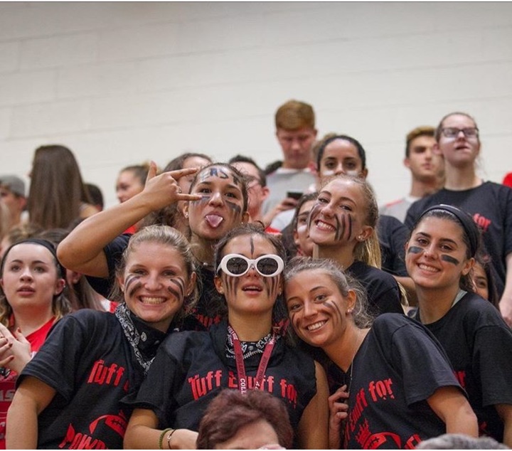 Girls Powder Puff Senior Football Team  T-Shirt Photo