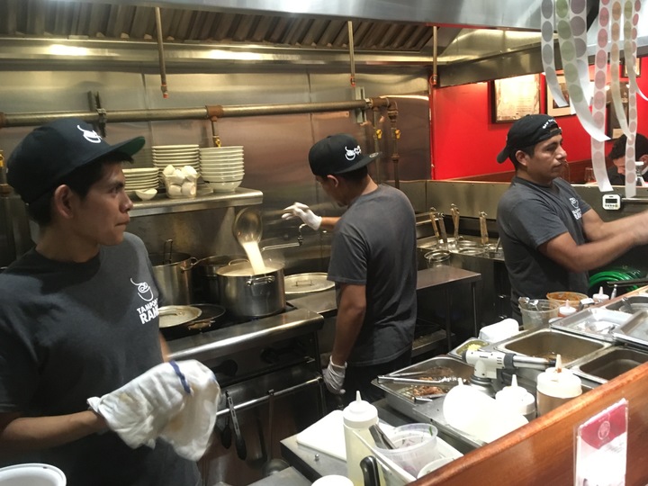 Ramen Crew In Action T-Shirt Photo