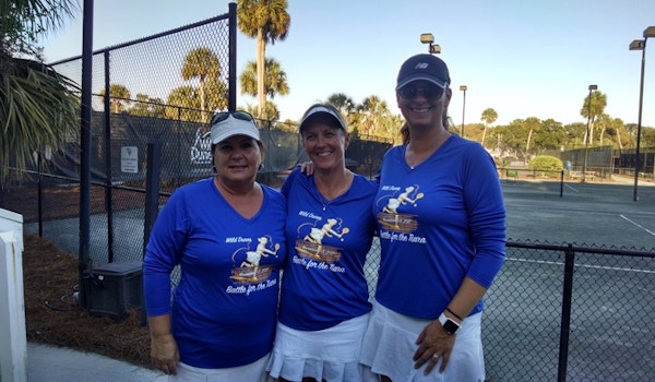 3 Of Our 8 Tennis Team Members T-Shirt Photo