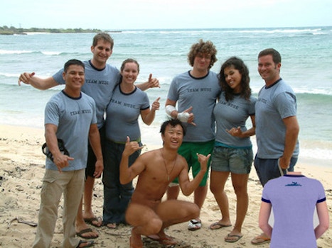 Custom Ink Clothes Team Nude T-Shirt Photo