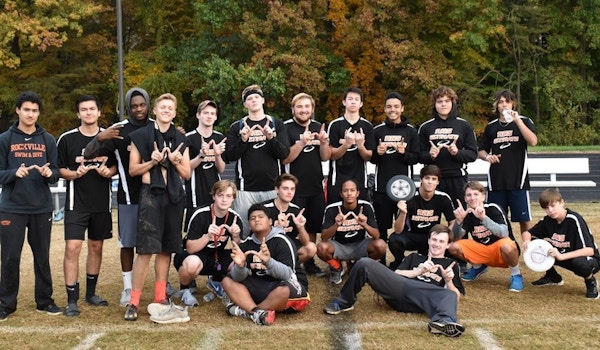 Rockville High School Ultimate Frisbee Team (Huck Daddies) T-Shirt Photo