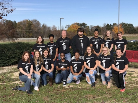 The Newspaper Staff At Spotsylvania High School T-Shirt Photo