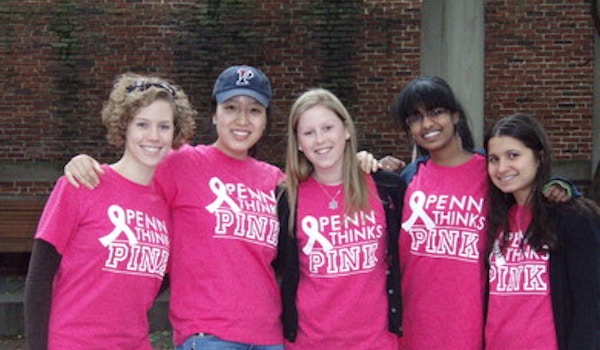 Picture of Wharton Women Think Pink Custom T-Shirt Design Wharton Women Think Pink T-Shirt Photo