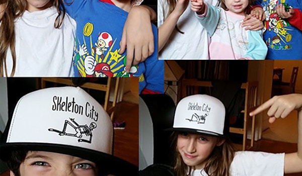 Skeleton City Hats T-Shirt Photo