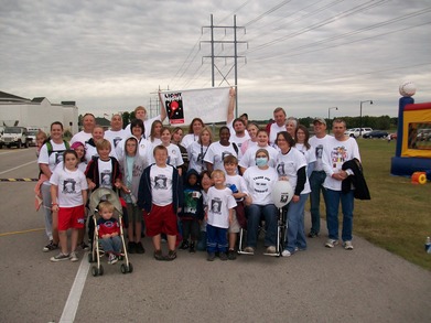 Team Stephanie  Tulsa,Ok Light The Night Walk. T-Shirt Photo