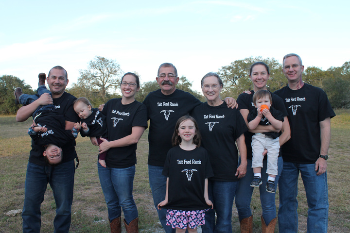 Ford Family On Tait Ford Ranch For Thanksgiving  T-Shirt Photo